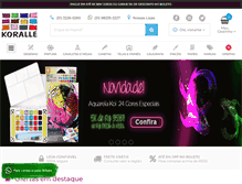 Tablet Screenshot of koralle.com.br